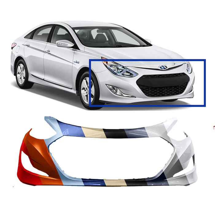 Hyundai Sonata Hybrid CAPA Certified Front Bumper - HY1000186C