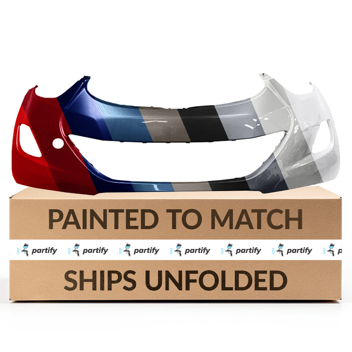 Parachoques delantero con orificio para gancho de remolque para Hyundai Elantra Sedán - HY1000193