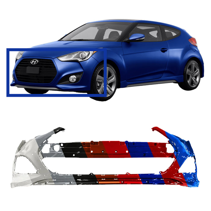 Hyundai Veloster Turbo CAPA Certified Front Bumper - HY1000194C