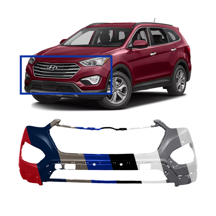 Hyundai Santa Fe Base/XL Non-Sport Front Bumper - HY1000199