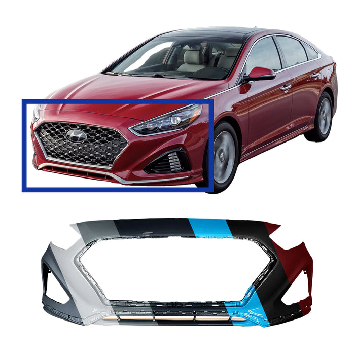 Hyundai Sonata Sport CAPA Certified Front Bumper - HY1000220C