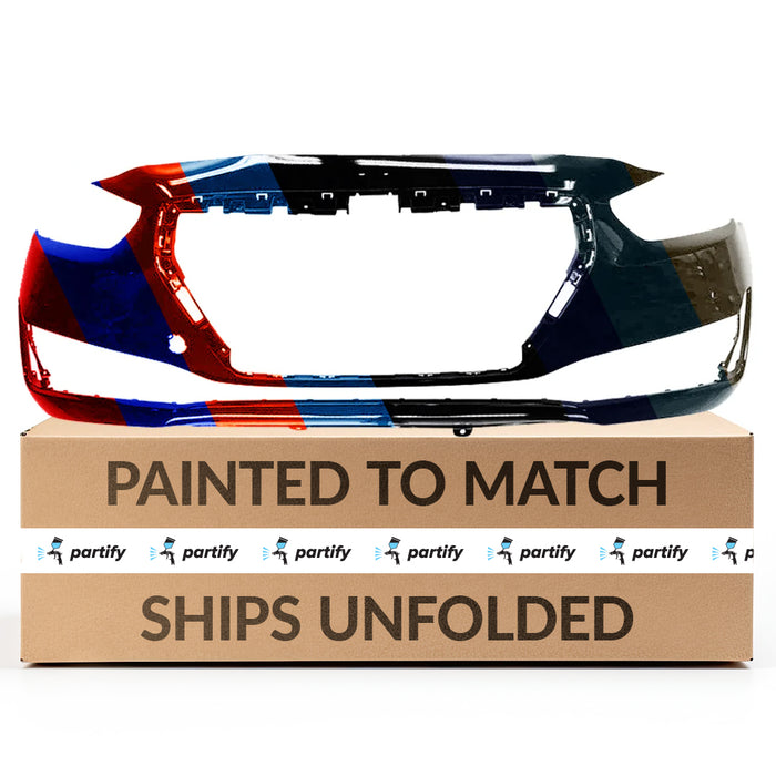 Genesis G90 CAPA Certified Front Bumper With Sensor Holes - HY1000226C