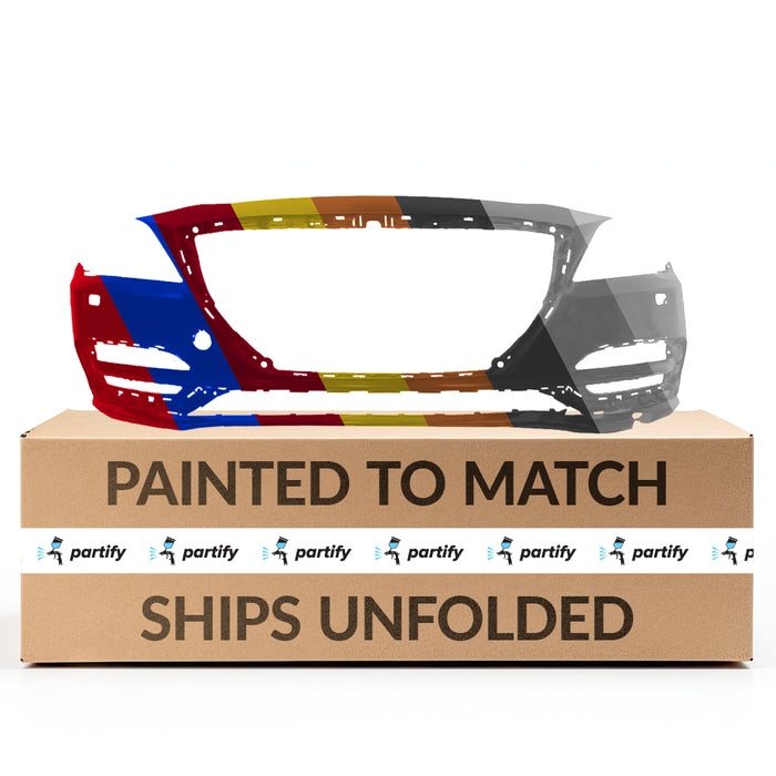 Genesis G80 Front Bumper W/O Headlamp Washers W/O Front Object Sensors 3.8L V6/5L V8 - HY1000228