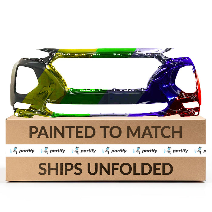 Parachoques delantero Hyundai Santa Fe sin orificios para sensores - HY1000235