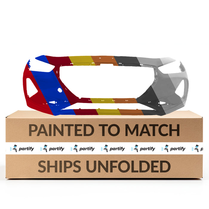 Genesis G70 CAPA Certified Front Bumper W/O Parking Sensors - HY1000238C