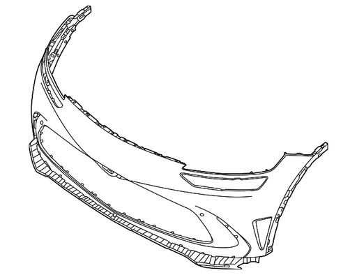 Genesis GV60 Front Bumper Advanced AWD - HY1000278