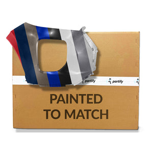 Extremo del parachoques del lado del pasajero delantero image