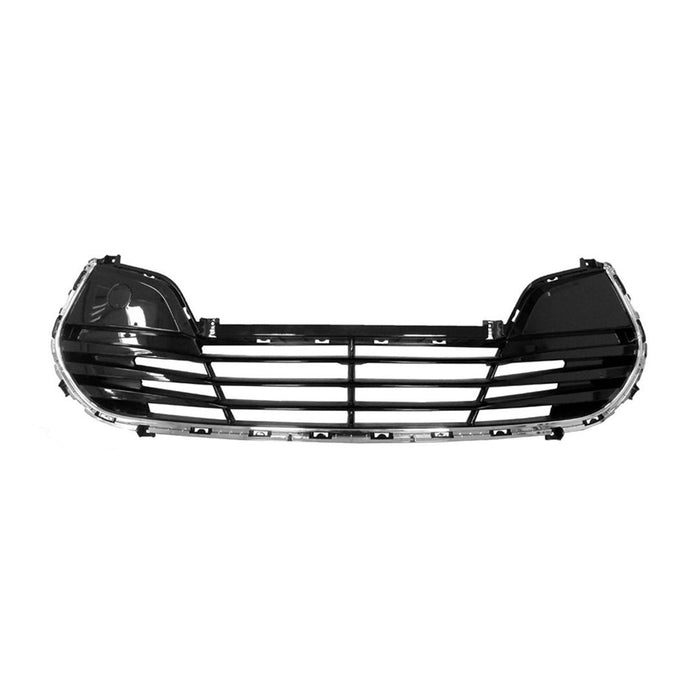 Hyundai Veloster Front Bumper Grille W/Chrome Molding Naturally Aspirated - HY1036135