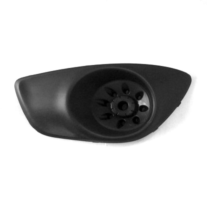 Hyundai Santa Fe Front Driver Side Bumper Insert Fog Lamp Opening Cover For Use W/O Fog Lamps - HY1038119