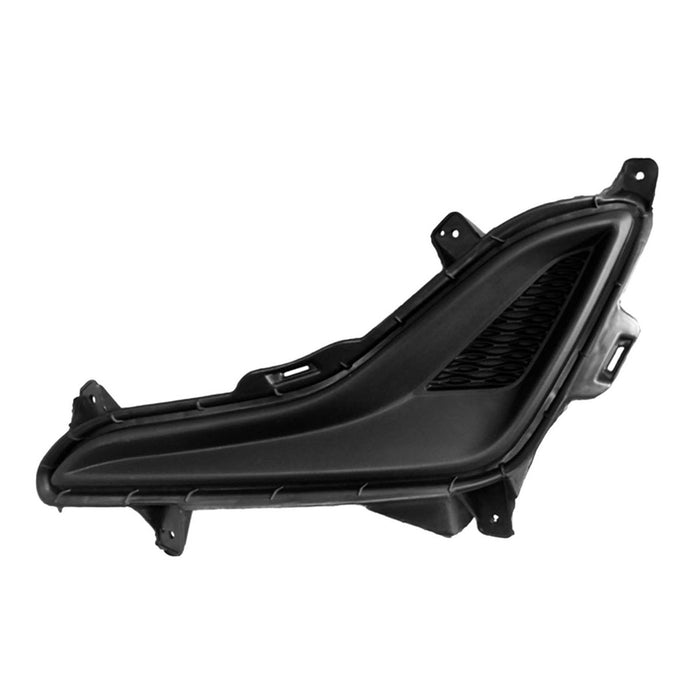 Hyundai Elantra Front Driver Side Bumper Insert Fog Lamp Opening Cover For Use W/O Fog Lamps Korea Built Sedan - HY1038124