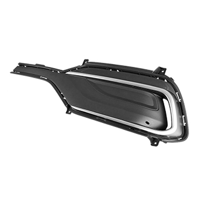 Hyundai Santa Fe Sport Front Driver Side Bumper Insert Fog Lamp Opening Cover Assy For Use W/O Fog Lamps 2.4L L4 - HY1038175