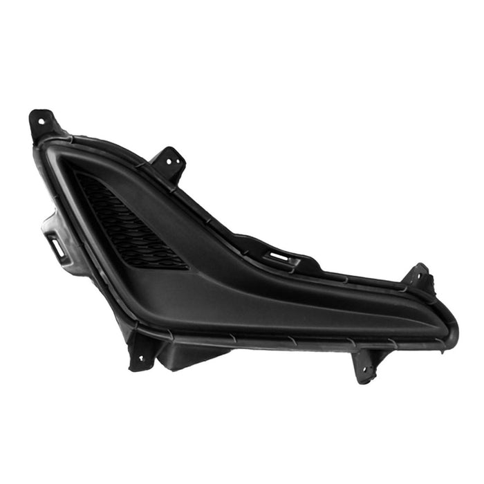 Hyundai Elantra Front Passenger Side Bumper Insert Fog Lamp Opening Cover For Use W/O Fog Lamps Korea Built Sedan - HY1039124