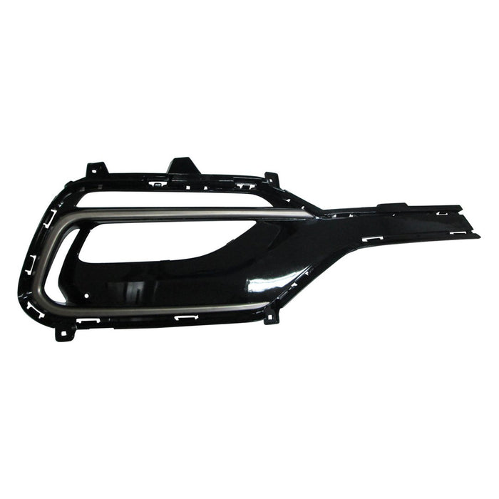 Hyundai Santa Fe Sport Front Passenger Side Bumper Insert Fog Lamp Bezel For Use W/Fog Lamps 2L L4 Turbocharged - HY1039128