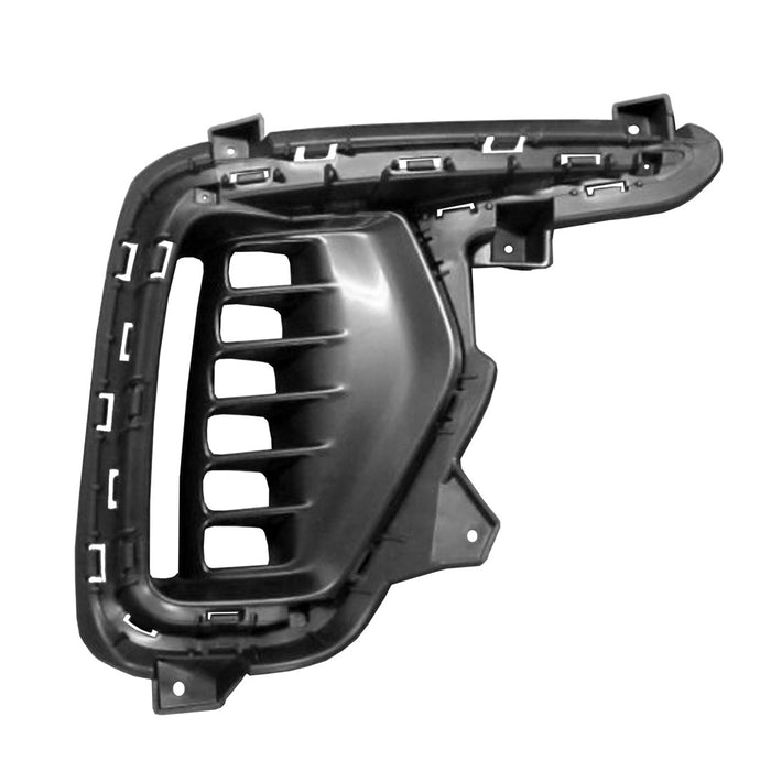 Hyundai Santa Fe/Fe XL Front Passenger Side Bumper Insert Fog Lamp Opening Cover For Use W/O Fog Lamps - HY1039132
