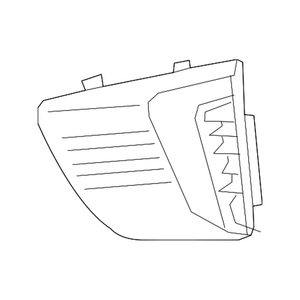 Front Passenger Side Bumper Insert image
