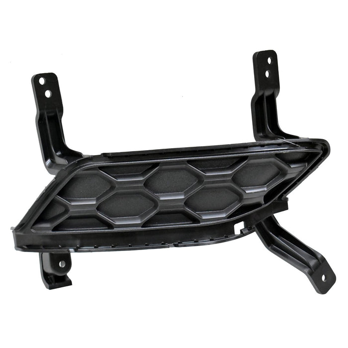 Hyundai Santa Fe SE Front Passenger Side Bumper Insert Fog Lamp Opening Cover For Use W/O Fog Lamps - HY1039154