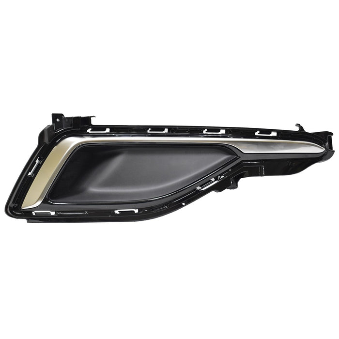 Hyundai Sonata Front Passenger Side Bumper Insert Standard Bumper W/O Daytime Running Lamps Fog Lamp Opening Cover - HY1039159