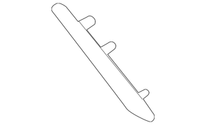 Front Passenger Side Bumper Molding image