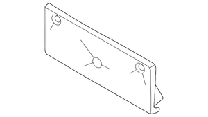 Front License Plate Bracket image