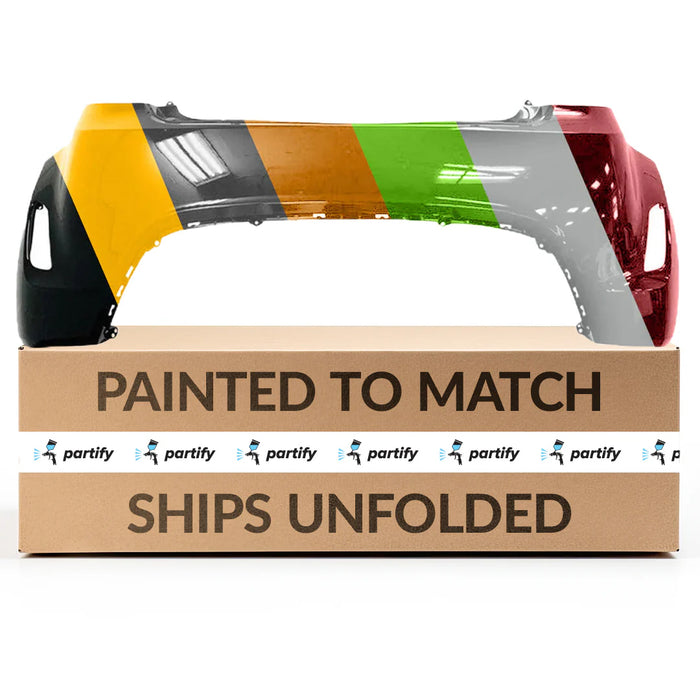 Parachoques trasero sin turbo para Hyundai Veloster con certificación CAPA y sin orificios para sensores - HY1100186C