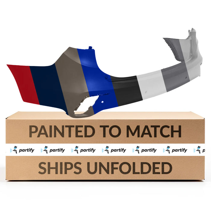 Parachoques trasero OEM para Hyundai Santa Fe XL (no deportivo) con orificios para sensores - 86640B8510