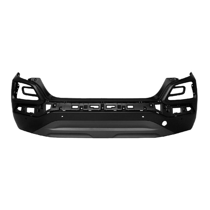 Hyundai Kona Limited Rear Bumper From 12-7-17 W/Skid Plate Design W/Park Assist - HY1100231