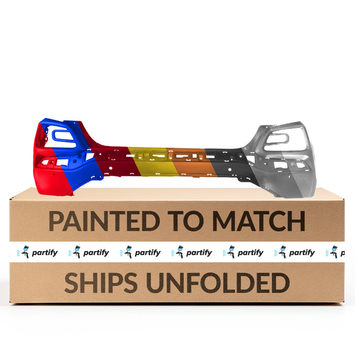 Hyundai Kona Trend/Ultimate CAPA Certified Rear Bumper From 12-7-17 W/Skid Plate Design W/Park Assist - HY1100232C