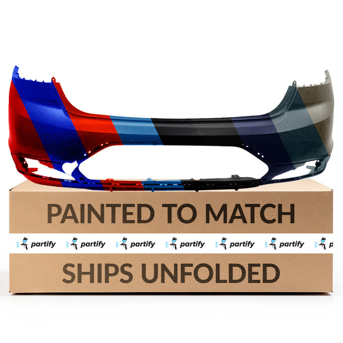 Parachoques trasero deportivo Hyundai Elantra Sedán sin orificios para sensores - HY1100236