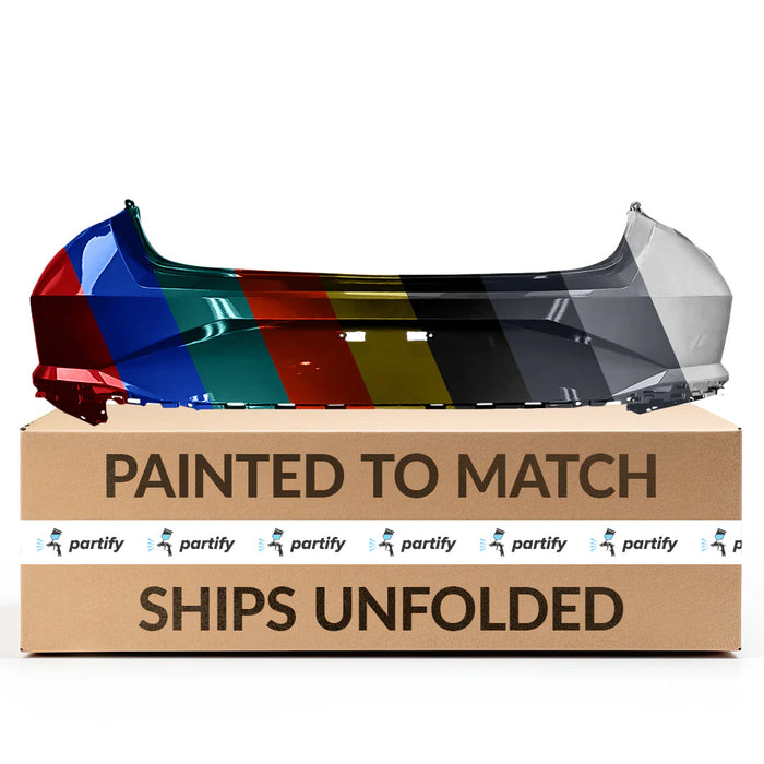 Hyundai Elantra Sedan Rear Bumper Without Sensor Hole For USA Manufactured Models & Except N-Line - HY1100243