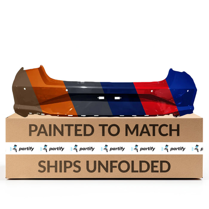 Parachoques trasero OEM para Hyundai Elantra Sedán con orificios para sensores. Modelos fabricados en EE. UU., excepto N-Line - 86610AB010