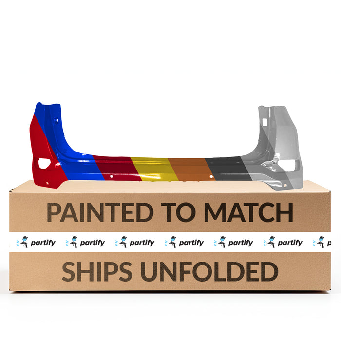 Parachoques trasero superior con orificios para sensores del Hyundai Tucson - HY1114104