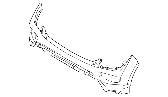 Hyundai Kona/Kona N Rear Bumper N Line - HY1114112