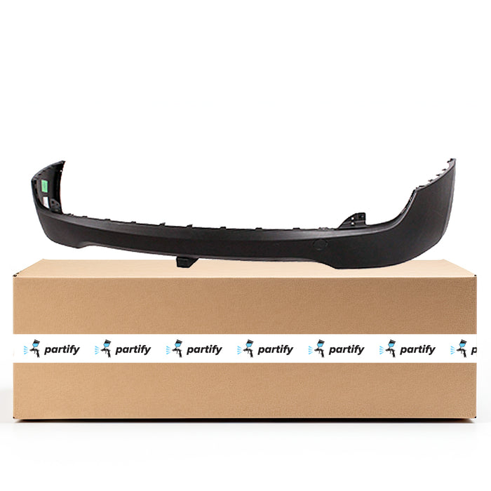Hyundai Santa Fe Sport CAPA Certified Rear Lower Bumper Without Sensor Holes - HY1115102C
