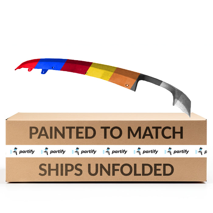 Hyundai Elantra CAPA Certified Rear Lower Bumper Single Exh W/Smart Entry System 2L L4 For Korea Manufactured Models - HY1115107C