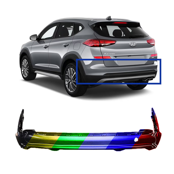 Hyundai Tucson CAPA Certified Rear Lower Bumper - HY1115122C