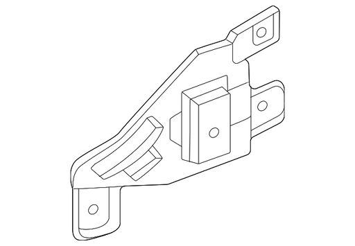 Hyundai Tucson Sensor Mounting Bracket/Side Front Bumper Support - HY1143145