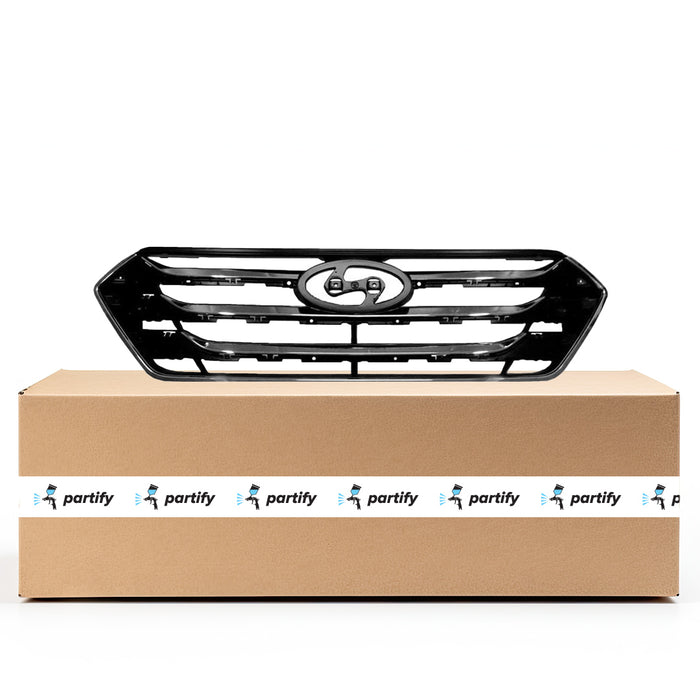 Hyundai Santa Fe Sport Grille Chrome Black Sport Model - HY1200164