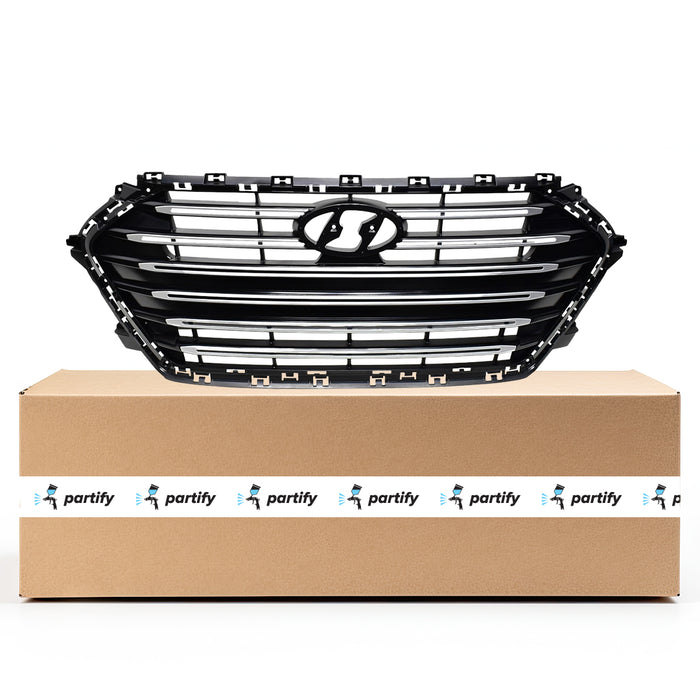 Hyundai Elantra Grille Assembly 1.6L L4 Turbocharged Sedan - HY1200211