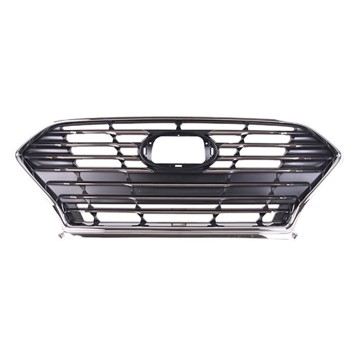 Hyundai Sonata Eco/GL/GLS/Limited/Limited 2.0T/SE/SEL Grille W/Intelligent Cruise Control Std Type Assembly - HY1200217