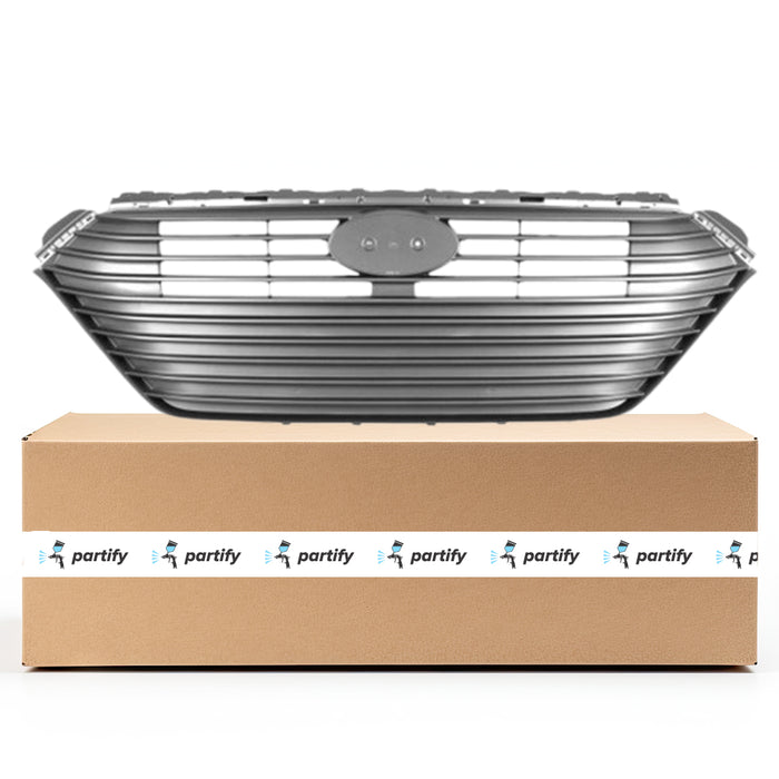 Hyundai Ioniq Hybrid CAPA Certified Grille Painted Silver Gray Use Without Auto Brake System - HY1200223C