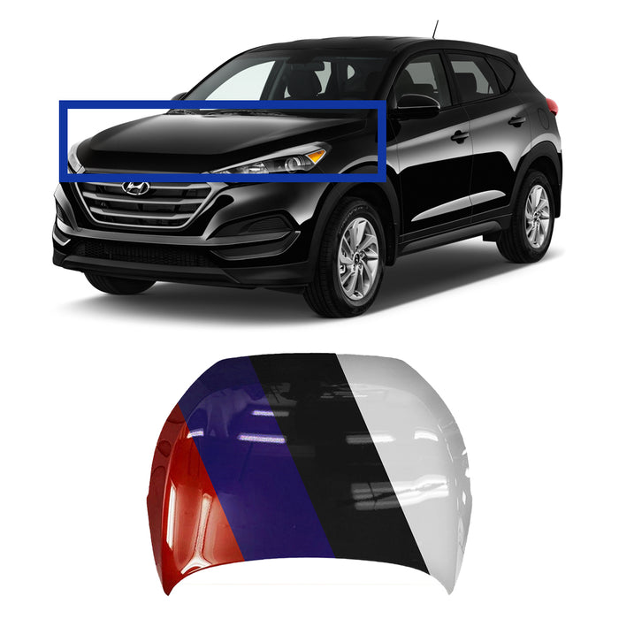 Hyundai Tucson CAPA Certified Hood - HY1230163C