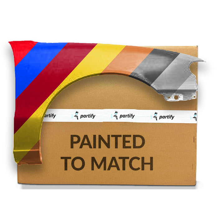 Hyundai Accent Front CAPA Certified Passenger Side Fender From 12/1/95 W/Rocker Molding 2 Door Hatchback - HY1241116C