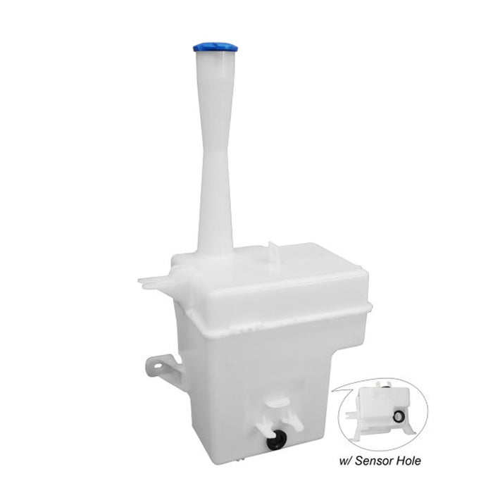 Hyundai Elantra Washer Fluid Reservoir Reservoir & Cap Assembly W/Fluid Level Sensor - HY1288139