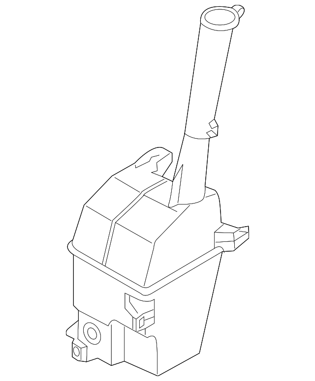Hyundai Santa Fe Sport Washer Fluid Reservoir - HY1288172