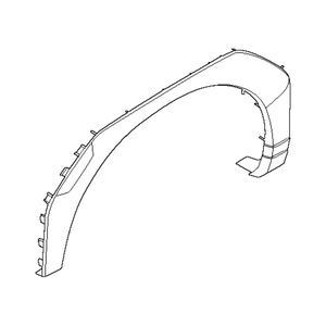 Front Driver Side Wheel Arch Molding image