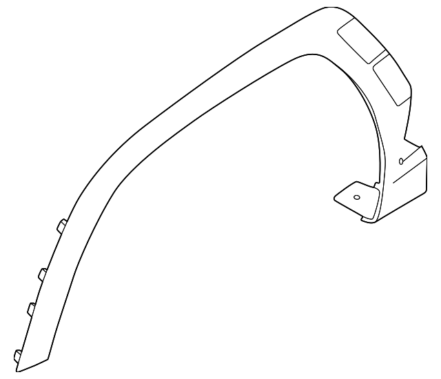 Hyundai Tucson Urban/XRT Wheel Arch Molding Urban - HY1290127