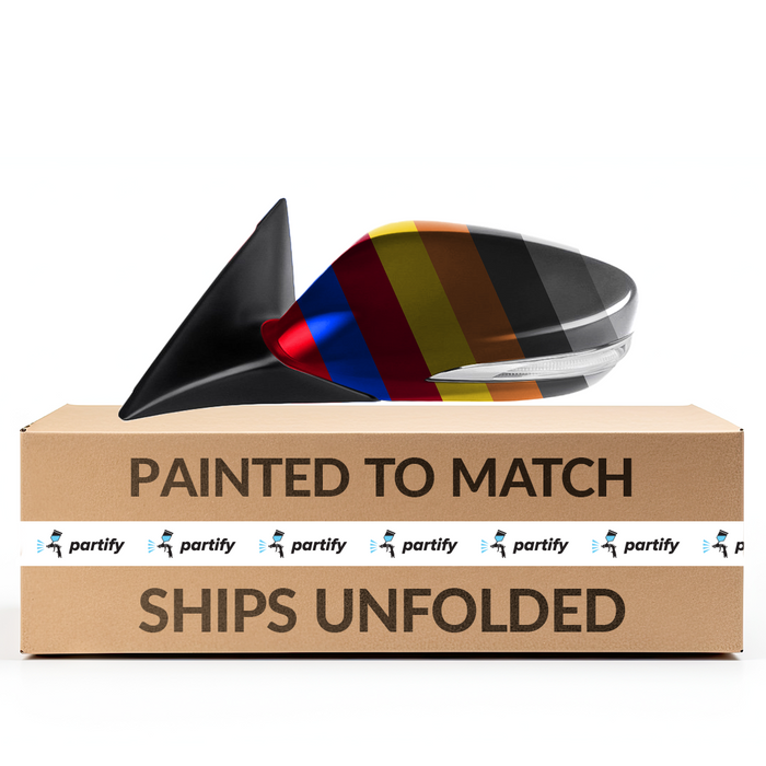 Hyundai Veloster Driver Side Door Mirror W/Panoramic Roof W/Side Repeater Lamps Assembly - HY1320219