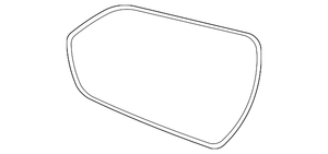 Driver Side Door Mirror Glass image