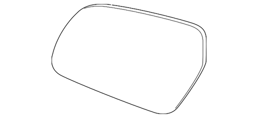 Hyundai Venue Door Mirror Glass With Blind Spot Detection Non-Heated - HY1325170