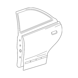 Rear Passenger Side Door Shell image